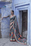 Party Wear Pure Jamdani Saree With Zari Woven Work For Women