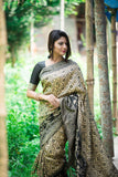 Heavy Full Printed Designed Silk Saree