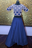 Bollywood Wear Blue Color Lehenga Choli With Embroidery Work