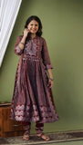 Stylish Jaipuri Salwar suit With Material Work For Women