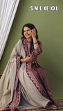 Stylish Jaipuri Salwar suit With Material Work For Women