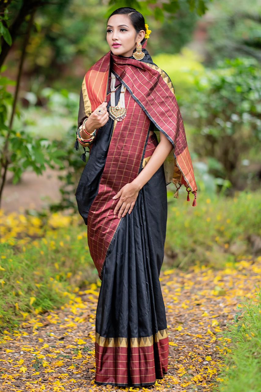 Soft Raw Silk Saree