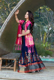 Designer Banarasi Lehenga With Designer Choli And Dupatta