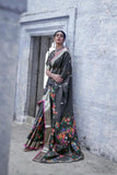 Designer Zari Border Beautiful Zari Butta Pure Jamdani Saree For Party Wear