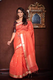 Rich Pallu Saree  With Exclusive Borcade Design Blouse