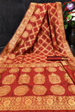 Lichi Kota Saree With Antique Thread Work For Party Wear