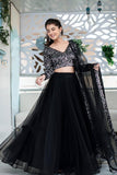 Stunning Real Mirror  Worked Lehenga Choli With Dupatta For Party Wear