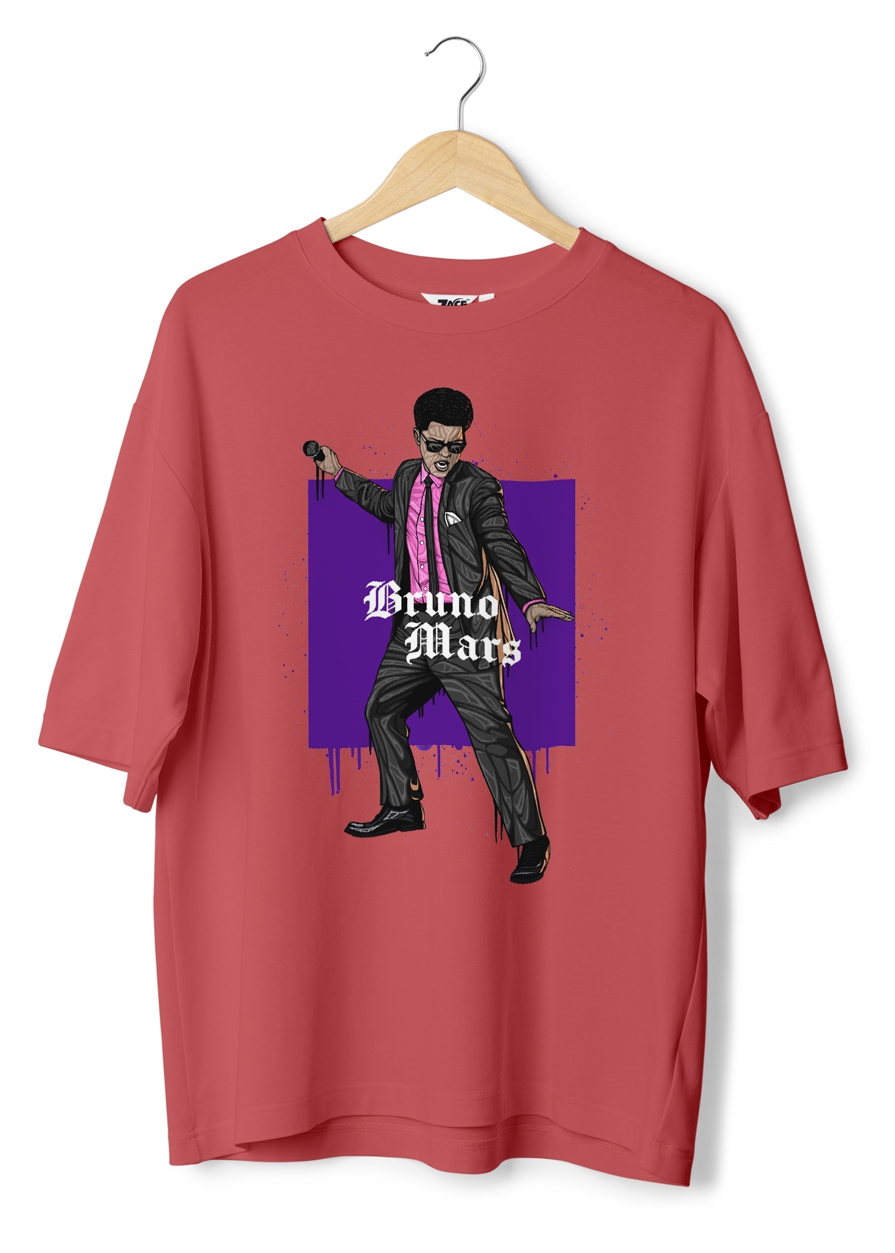 bruno mars red shirt