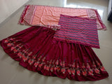 Maroon Lehenga Choli Embellished With Sequins And Thread