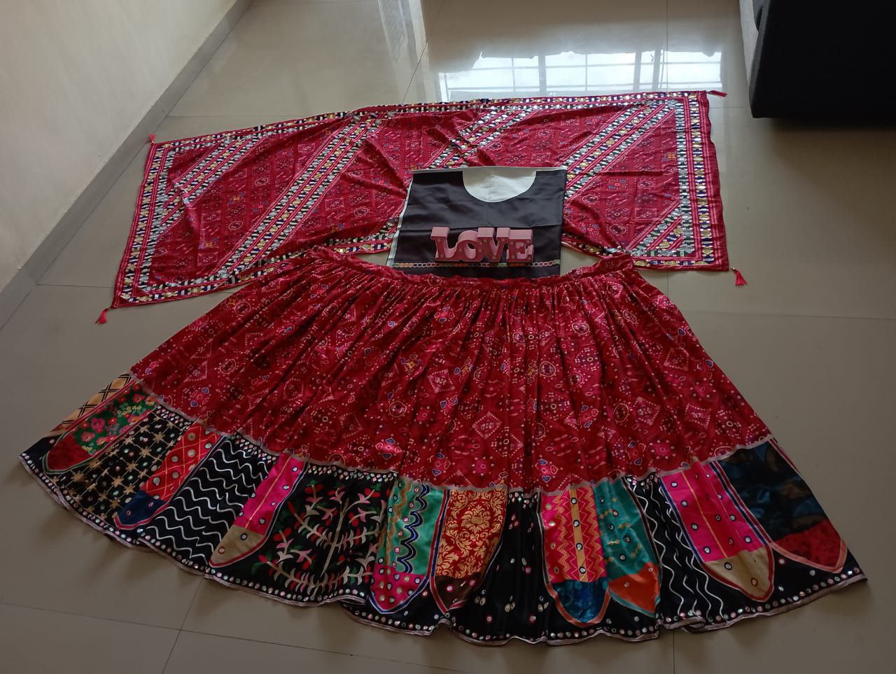 Black Colour Aawiya Rajwadi 3 Latest Fancy Navratri Special Festival Wear  Lehenga Collection 7014 - The Ethnic World