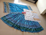 Royal Look Blue Color Mirror Work Lehenga Choli