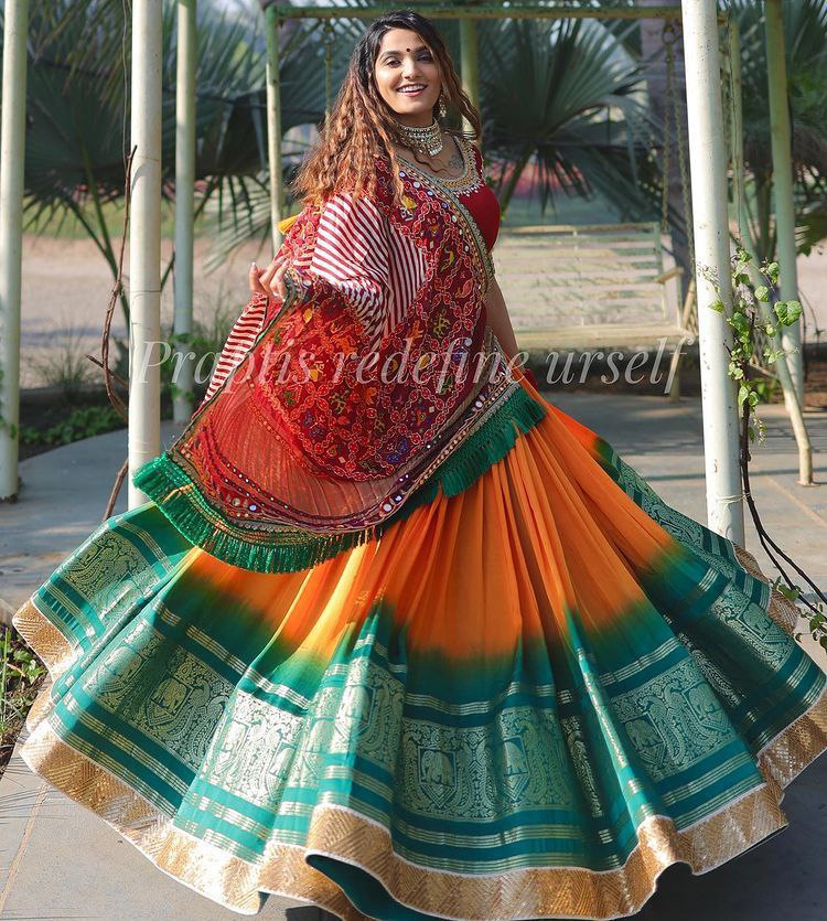 Buy Beautiful Multi Color Bandhani Print Designer Lehenga Choli
