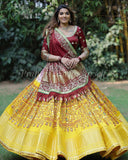 Indian Jacquard Weaving Lehnga Choli for Women,Designer Bollywood Lehenga Choli,Ready to Wear Lengha Choli for Party,Cotton Blouse Choli