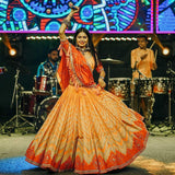 Sangeet Lehenga Dress, Indian Gujrati Lehenga, Navratri Lehanga With Dupatta and Blouse, Traditional Ghagra Choli For Women, Festival Dress